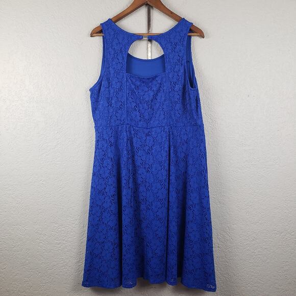 Lane Bryant Floral Lace Fit & Flare - 18 - Picture 2 of 7